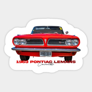 1963 Pontiac LeMans Convertible Sticker